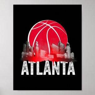 Atlanta Bysketbyll B-byll City Georgia Fan Pride  Poster