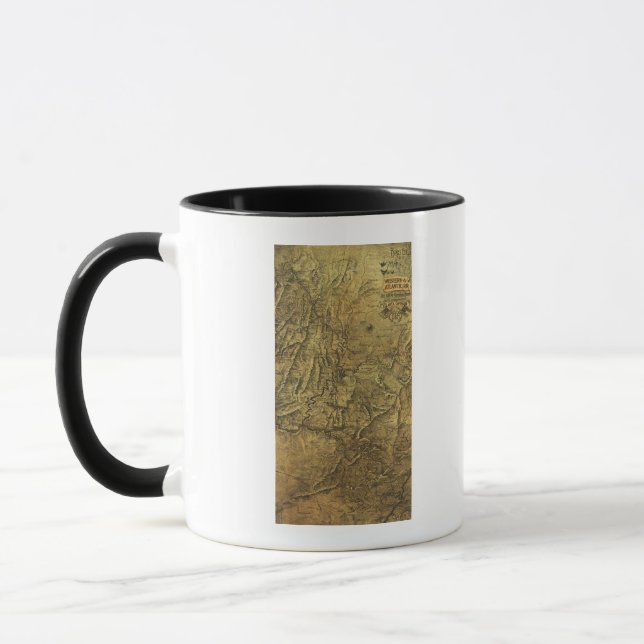 Atlanta Campaign - Civil War Panoramic Map Mug (Left)