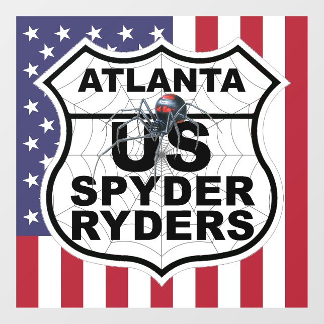 Atlanta Chapter - Decal Flag & Logo (Sheet)