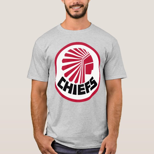 Atlanta Chiefs Soccer Retro NASL Logo T-Shirt (Front)