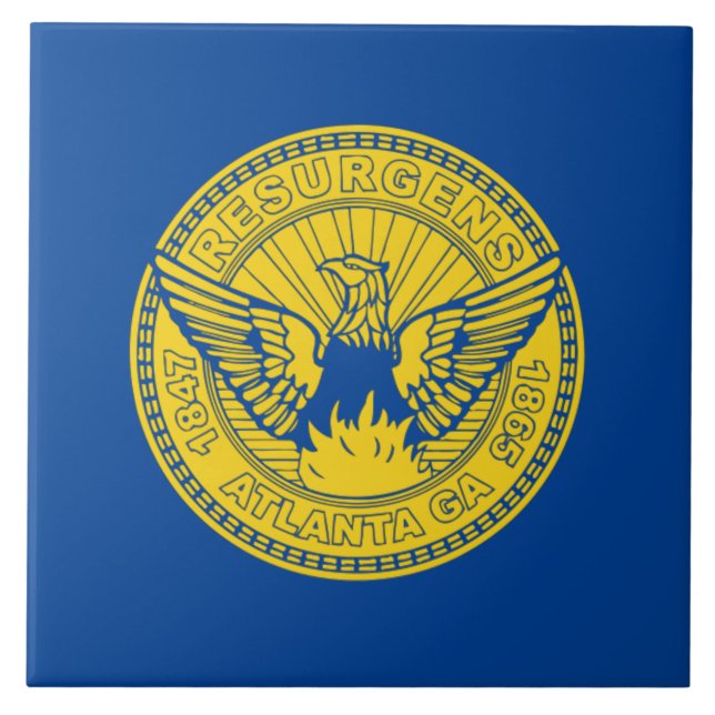 Atlanta city flag tile (Front)