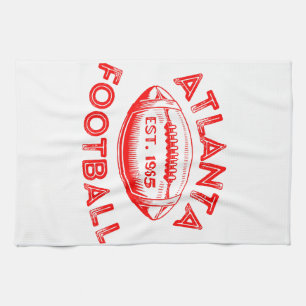 Atlanta Football Vintage Style Tea Towel