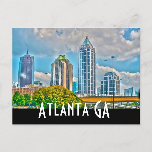 Atlanta GA Postcard (Front)