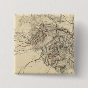 Atlanta, Georgia 15 Cm Square Badge