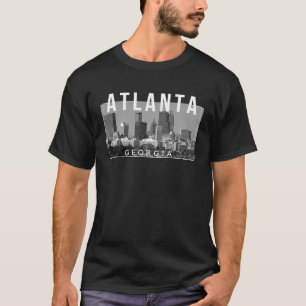 Atlanta Georgia ATL The A Gate City Skyline T-Shirt