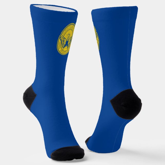 Atlanta (Georgia) city flag Socks (Angled)
