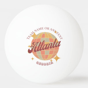 Atlanta Georgia City table tennis club Ping Pong Ball