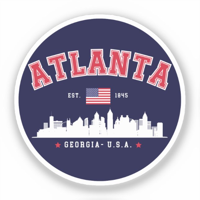 Atlanta Georgia Cityscape (Front)