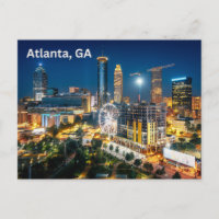 Atlanta, Georgia Downtown Night View