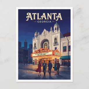 Atlanta, Georgia — Fox Theatre Travel Gift Postcard