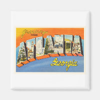 Atlanta Georgia GA Old Vintage Travel Postcard-