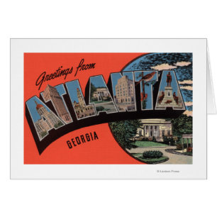 Atlanta, Georgia - Large Letter Scenes