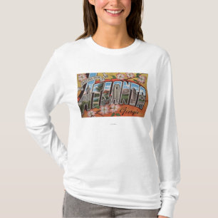 Atlanta, Georgia - Large Letter Scenes 2 T-Shirt