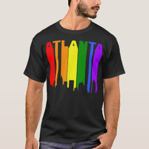 Atlanta Georgia LGBTQ Gay Pride Rainbow Skyline _2 T-Shirt