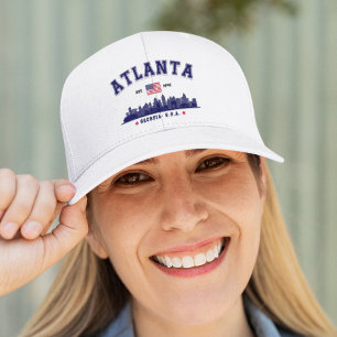 Atlanta Georgia Modern Skyline Trucker Hat