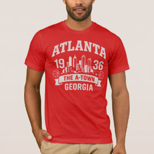 Atlanta Georgia Peach State 1996 Vintage Sports Fa T-Shirt