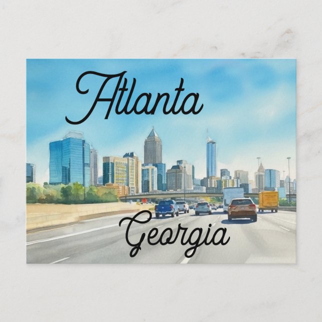 Atlanta Georgia  Postcard (Front)