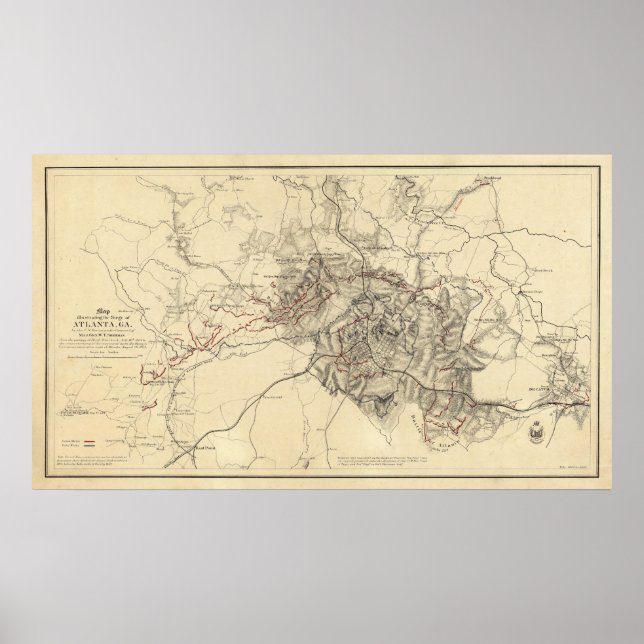 Atlanta, Georgia Poster (Front)