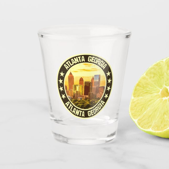 Atlanta Georgia                                    Shot Glass (Front)