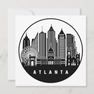 Atlanta Georgia Skyline Card