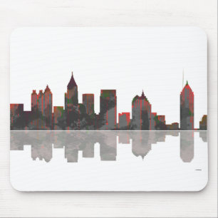 Atlanta Georgia Skyline Mouse Pad