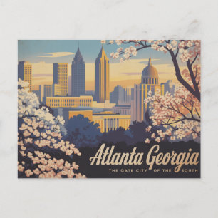 Atlanta Georgia The Gate City of the South Postcard