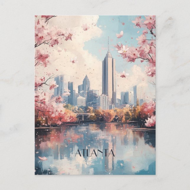 Atlanta Georgia Travel Postcard (Front)