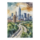 Atlanta Georgia Watercolor