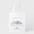 Atlanta, Georgia Wedding | Stylised Skyline