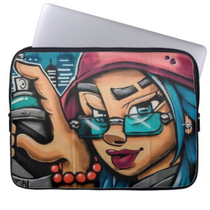 Atlanta Girl Graffiti Laptop Sleeve