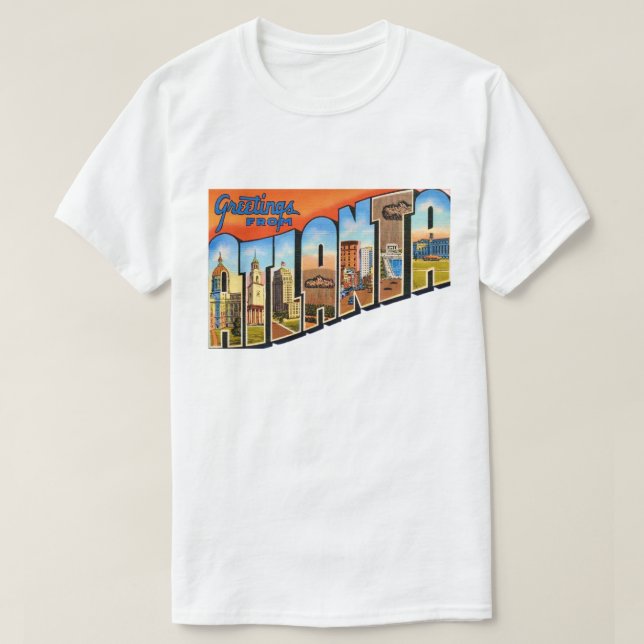 Atlanta Greeting T Shirt (Design Front)