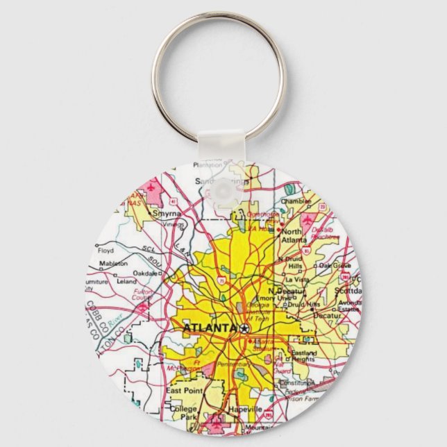 Atlanta Keychain (Front)