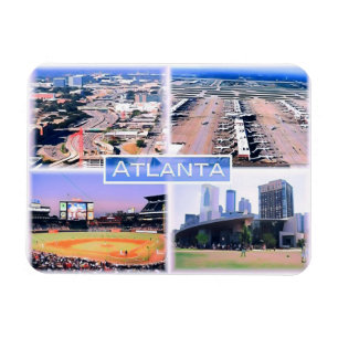 Atlanta - Mosaic - Usa - Magnet