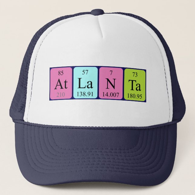 Atlanta periodic table name hat (Front)