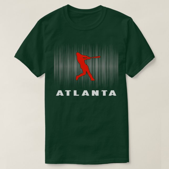 Atlanta Retro Baseball Player I Love Atlanta Men W T-Shirt (Design Front)