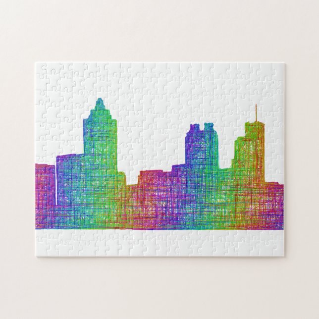 Atlanta skyline jigsaw puzzle (Horizontal)