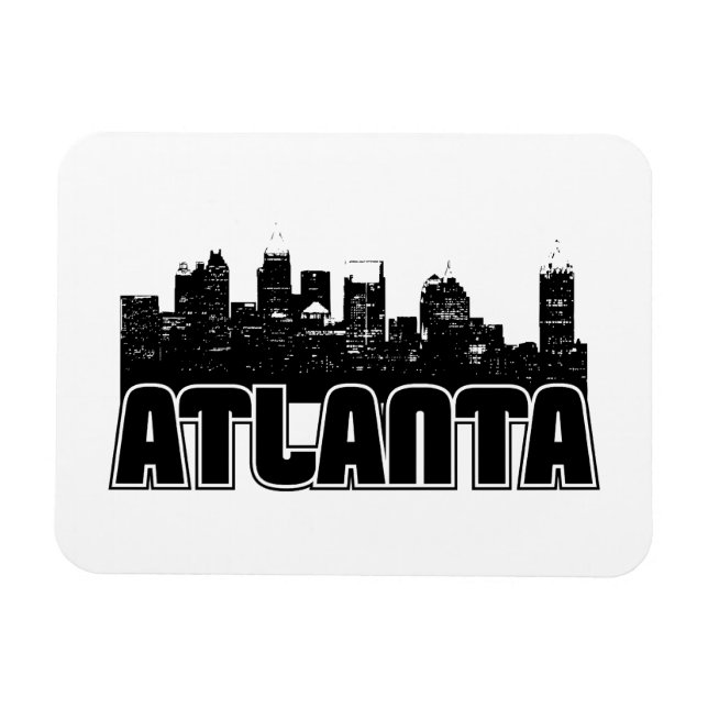 Atlanta Skyline Magnet (Horizontal)