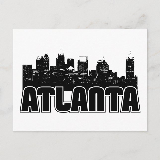 Atlanta Skyline Postcard (Front)