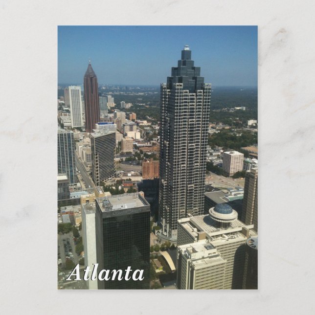 Atlanta skyline postcard (Front)