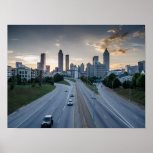 Atlanta Skyline Poster