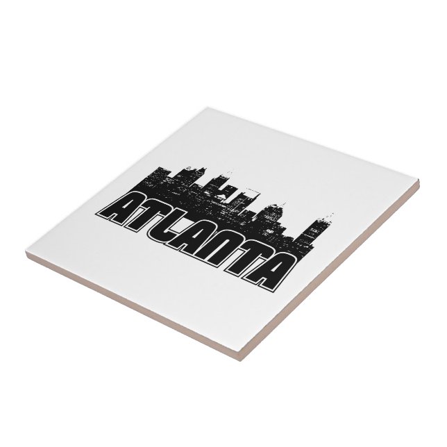Atlanta Skyline Tile (Side)