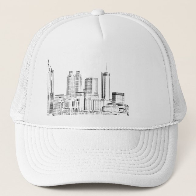 ATLANTA SKYLINE TRUCKER HAT (Front)