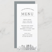 Atlanta Skyline | Wedding Event Dinner Menu