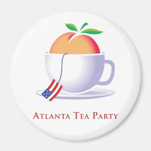 Atlanta Tea Party Logo Magnet