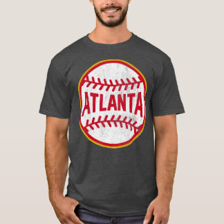 Atlanta  Vintage Baseball Throwback Retro Design  T-Shirt