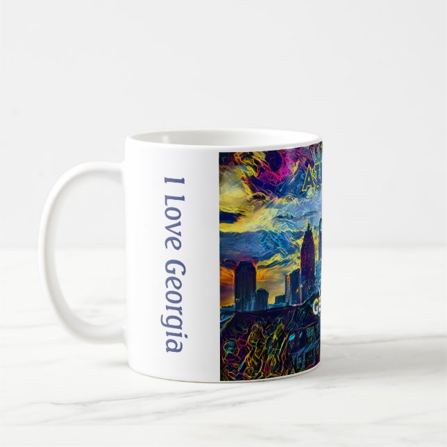 Atlanta, Visit Georgia Coffee Mug (Left)