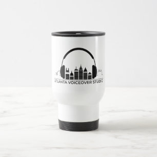 Atlanta Voiceover Studio Coffee/Tea Tumble (white) Travel Mug
