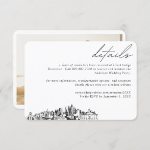 Atlanta Wedding Hotel Room Block Details Enclosure Card