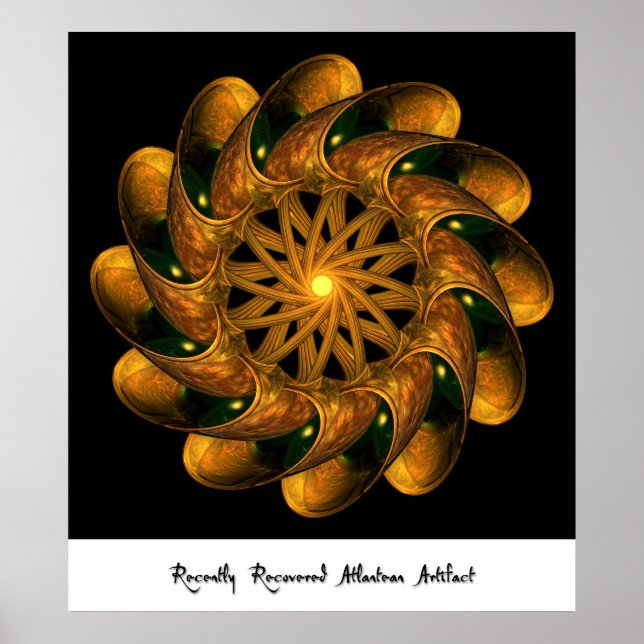 Atlantean Artefact Poster (Front)