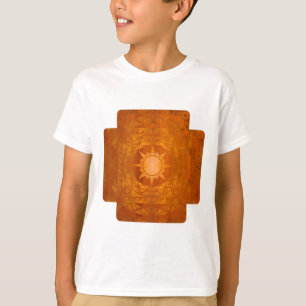 Atlantean Crafts Copper on Amber Wood T-Shirt